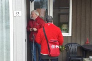 PvdA Maassluis was in de Oranjewijk