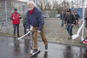 Wethouder Keijzer opent nieuwe skatebaan