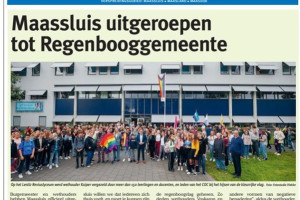 Maassluis een regenboog gemeente!