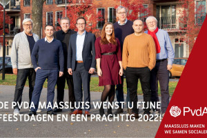 PvdA Maassluis wenst iedereen een prachtig en sociaal 2022!